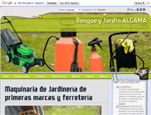 Tablet Screenshot of bosquejardinalgama.com